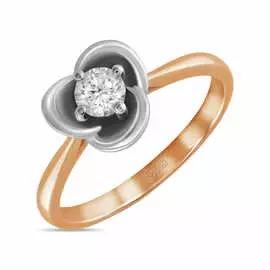 Золотое Кольцо c бриллиантом