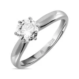 Золотое кольцо c бриллиантом