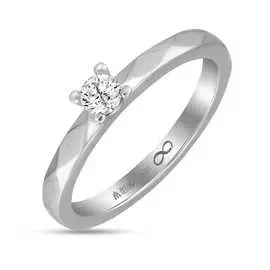 Золотое кольцо c бриллиантом