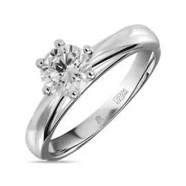 Золотое кольцо c бриллиантом