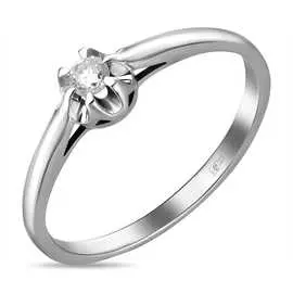 Золотое кольцо c бриллиантом