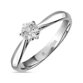 Золотое кольцо c бриллиантом