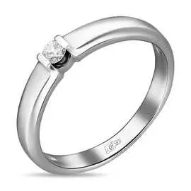 Золотое кольцо c бриллиантом