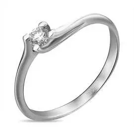 Золотое кольцо c бриллиантом