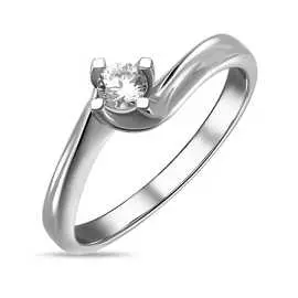 Золотое кольцо c бриллиантом