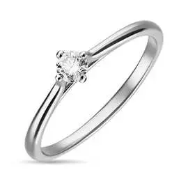 Золотое кольцо c бриллиантом