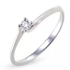 Золотое кольцо c бриллиантом