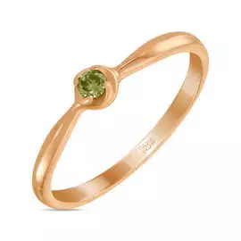 Золотое кольцо c бриллиантом