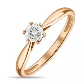 Золотое Кольцо c бриллиантом