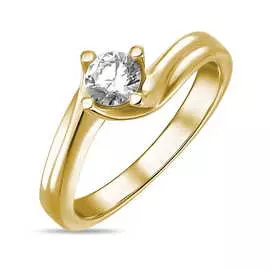 Золотое Кольцо c бриллиантом
