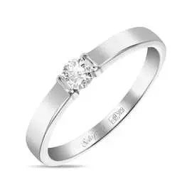 Золотое кольцо c бриллиантом