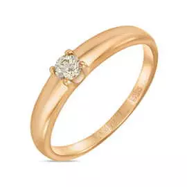 Золотое Кольцо c бриллиантом