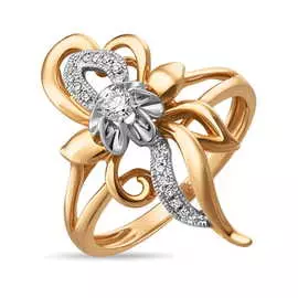 Золотое Кольцо c бриллиантами