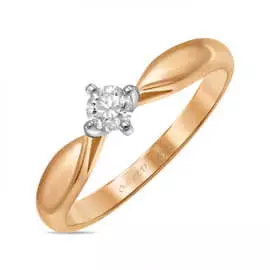 Золотое Кольцо c бриллиантом