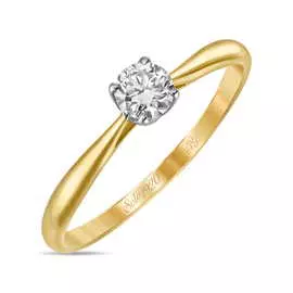 Золотое Кольцо c бриллиантом