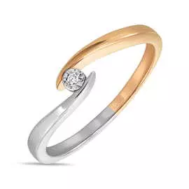 Золотое Кольцо c бриллиантом