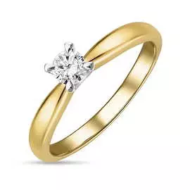 Золотое Кольцо c бриллиантом