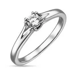 Золотое кольцо c бриллиантом