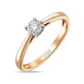 Золотое Кольцо c бриллиантом