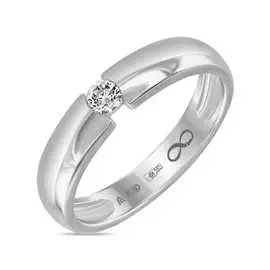 Золотое кольцо c бриллиантом