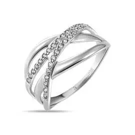 Золотое кольцо c фианитами