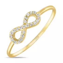 Золотое Кольцо c фианитами