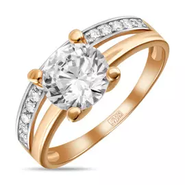 Золотое Кольцо c фианитами