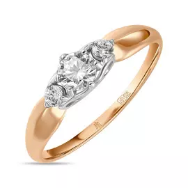 Золотое Кольцо c фианитами