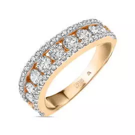 Золотое Кольцо c фианитами