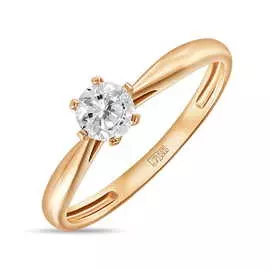 Золотое Кольцо c фианитом