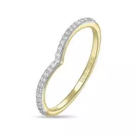 Золотое Кольцо c фианитами