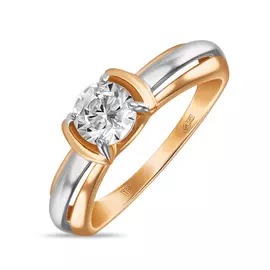 Золотое кольцо c фианитом