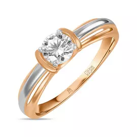 Золотое кольцо c фианитом