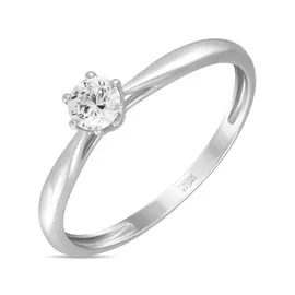 Золотое кольцо c фианитом