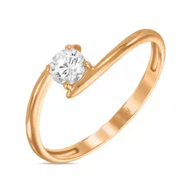 Золотое Кольцо c фианитом