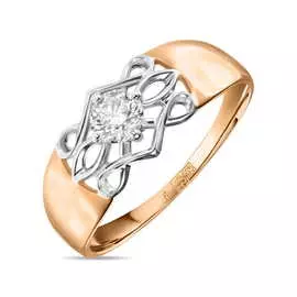 Золотое Кольцо c фианитом