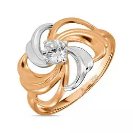 Золотое кольцо c фианитом