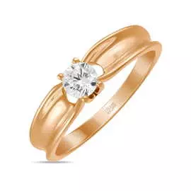 Золотое кольцо c фианитом