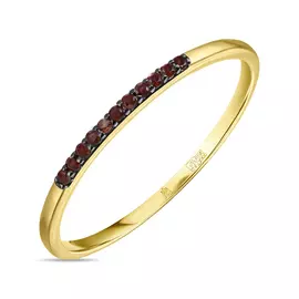 Золотое кольцо c гранатами