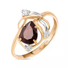 Золотое Кольцо c гранатами