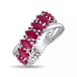 Золотое кольцо c рубинами