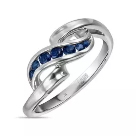 Золотое Кольцо c сапфирами