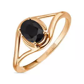 Золотое кольцо c сапфиром