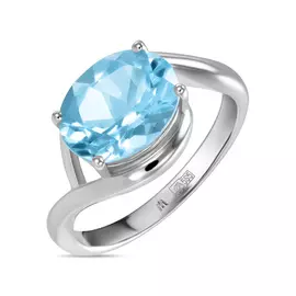 Золотое кольцо c топазом