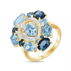 Золотое Кольцо c топазом