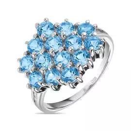 Золотое кольцо c топазом