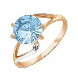 Золотое кольцо c топазом