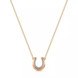 Золотое колье c бриллиантами