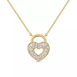 Золотое колье c бриллиантами