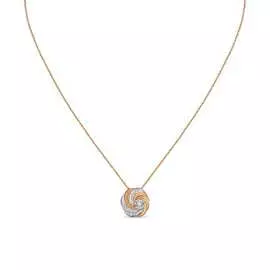 Золотое колье c бриллиантами